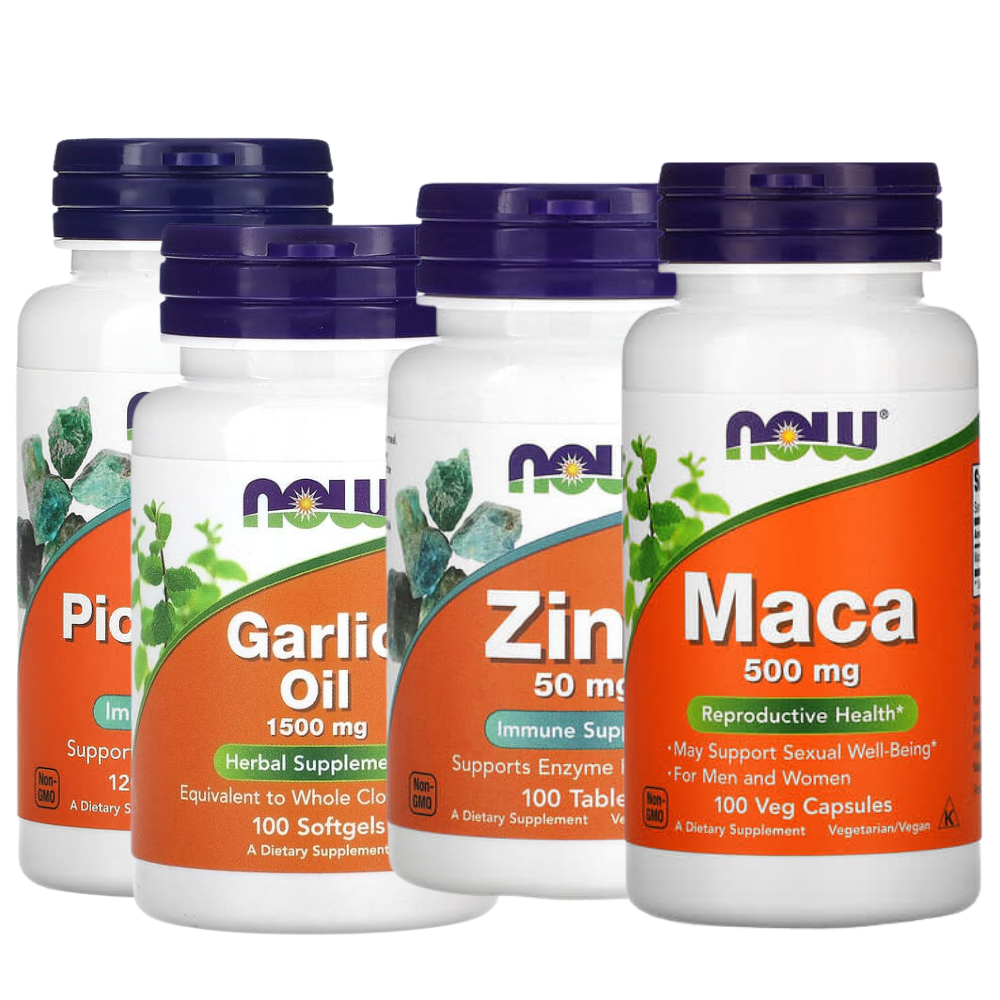 버마트  나우푸드 마카 +아르기닌 +아연 100정 세트