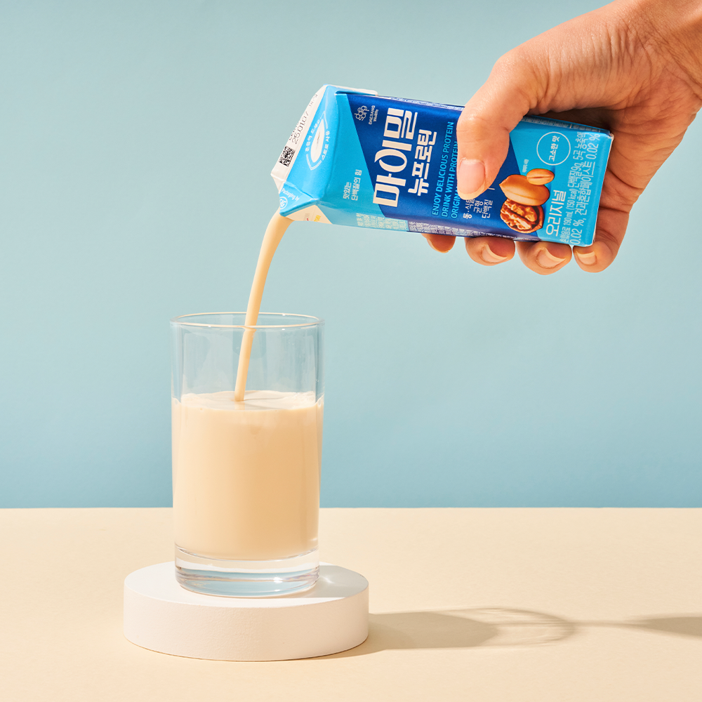 대상웰라이프 마이밀 뉴프로틴 오리지널 190 mL 30팩+30팩 단백질음료