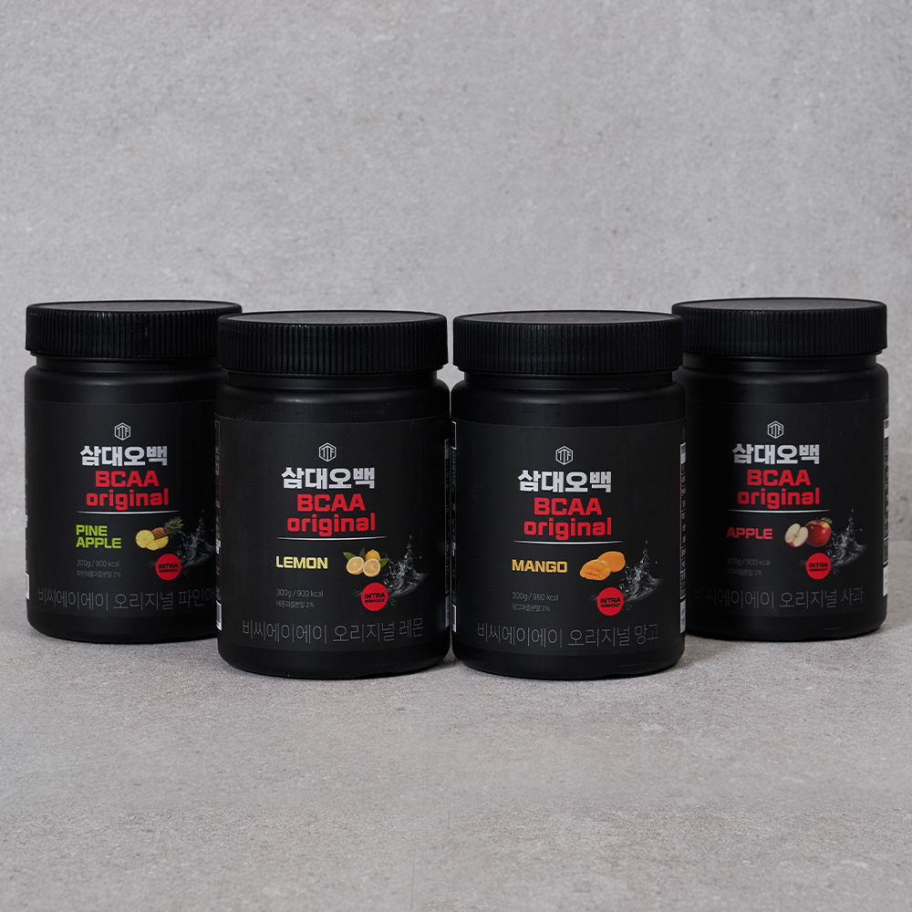 삼대오백 BCAA 아미노산 헬스부스터 운동전부스터 망고 300g