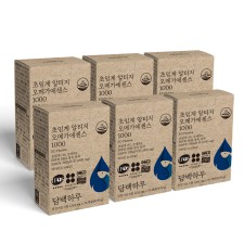 담백하루 초임계 알티지 오메가3 1000 180캡슐 6개월 6박스 비타민D600IU 에센스