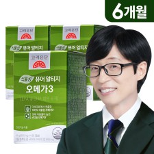 고려은단 식물성 퓨어 알티지 오메가3 60캡슐, 3개 (6개월분)