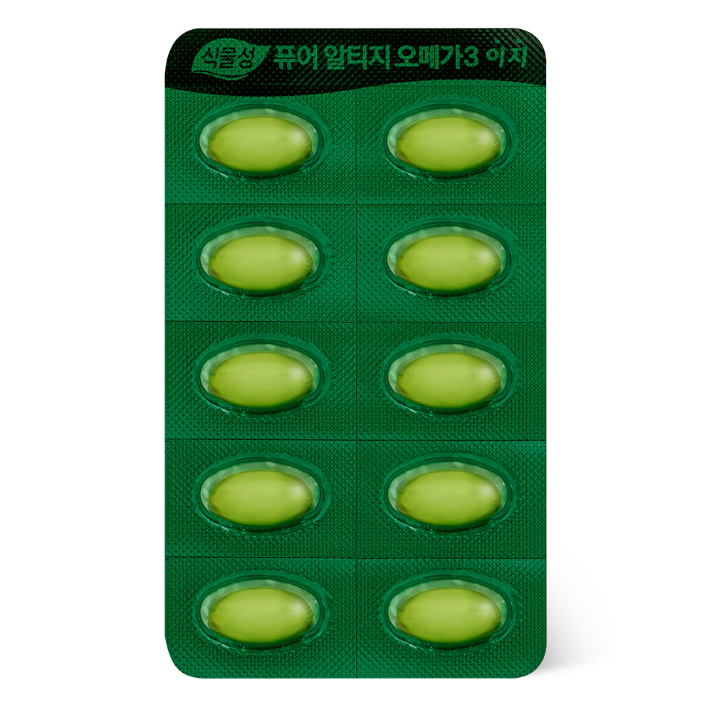 고려은단 식물성 퓨어 알티지 오메가3 이지 60캡슐, 2개