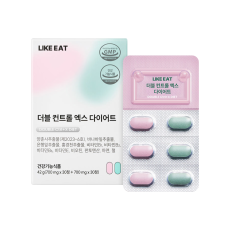 라이킷 더블 컨트롤 엑스 다이어트 바나바잎 혈당관리 혈당스파이크 영양제 1box