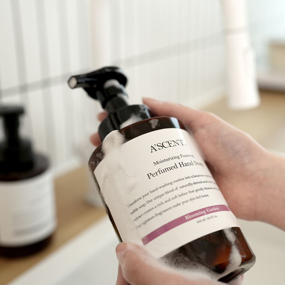 1+1 에이센트 버블 핸드워시 손세정제 500ml 그린에어리 거품비누 포밍 핸드솝 대용량