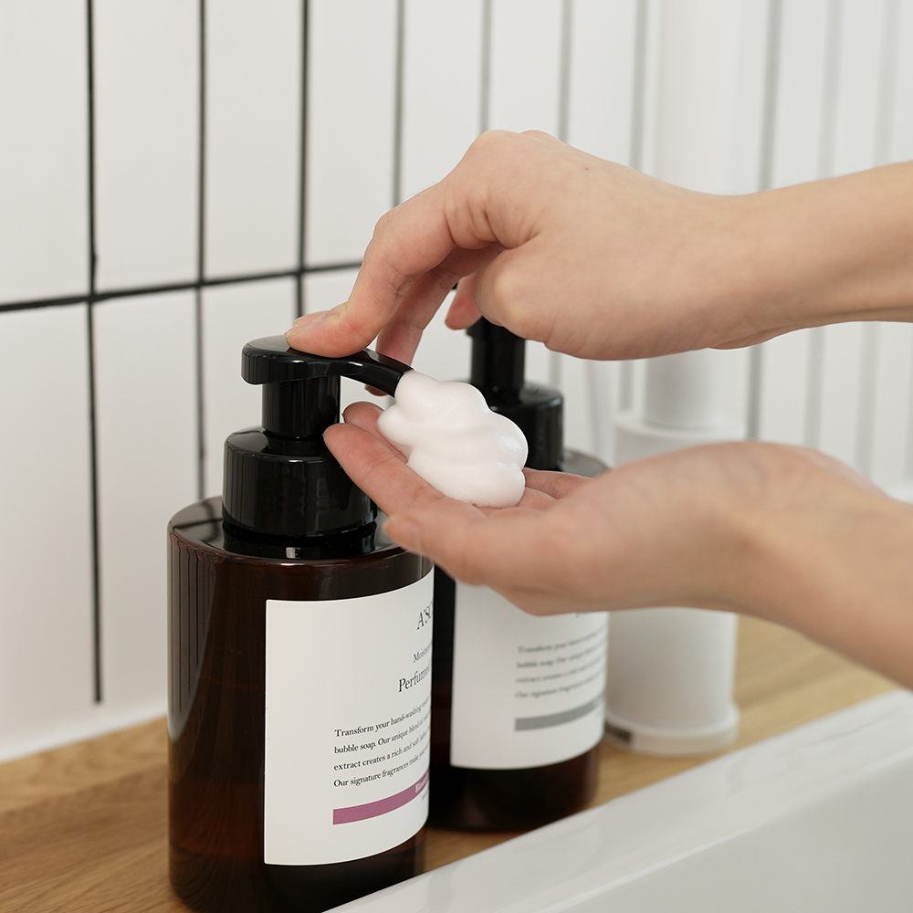 1+1 에이센트 버블 핸드워시 손세정제 500ml 그린에어리 거품비누 포밍 핸드솝 대용량