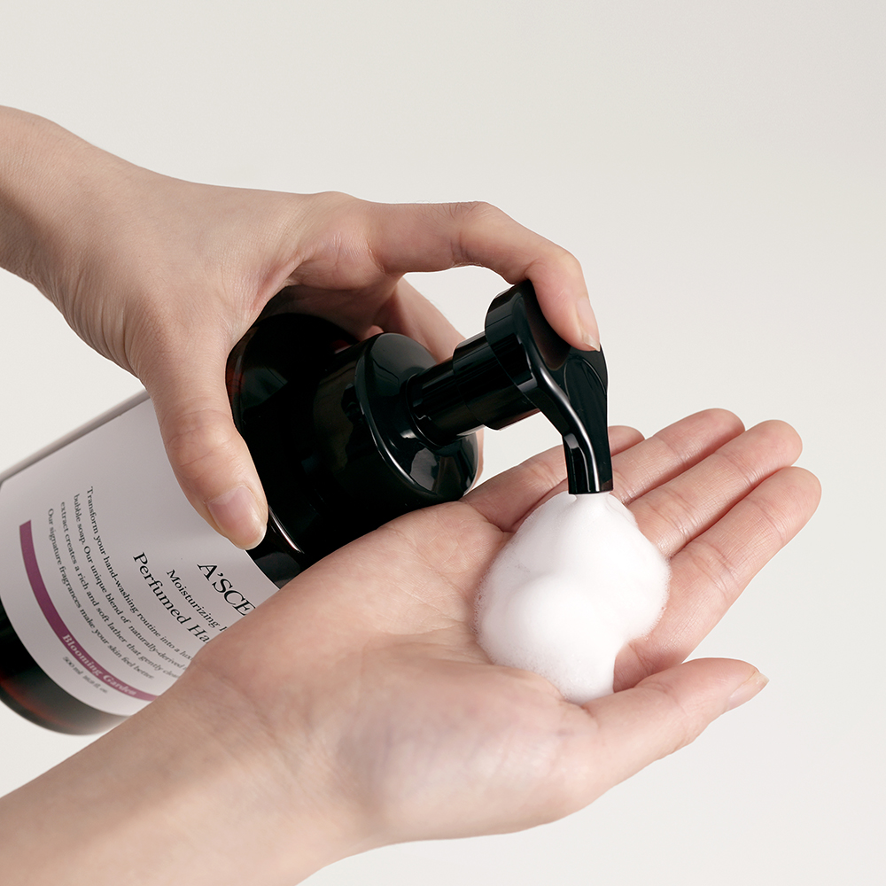 1+1 에이센트 버블 핸드워시 손세정제 500ml 그린에어리 거품비누 포밍 핸드솝 대용량