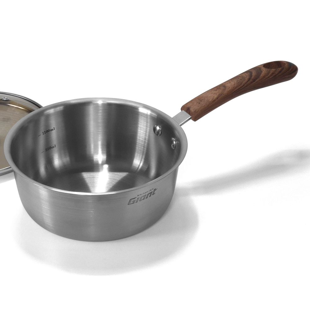 키친아트 자이언트 IH 인덕션 라면 냄비 편수 18cm