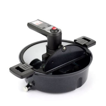 NEW 스위스벤 IH 인덕션 자동회전냄비 타지않는 냄비 통돌이팬 기름배출구가있는 모델